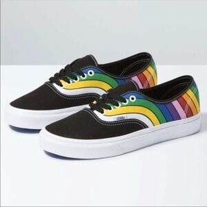 NWOT Vans Authentic Refract Rainbow Sneakers Size‎ 13 Men